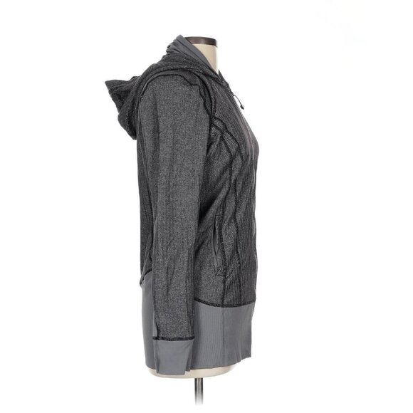 EUC Lululemon Daily Practice Jacket Heathered Herringbone Size 12 - Picture 3 of 10